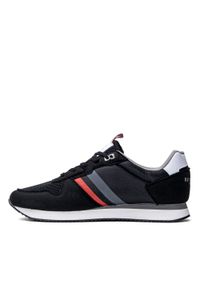 Sneakersy męskie czarne U.S. Polo Assn NOBIL006M/2TH1 BLK. Kolor: czarny. Sezon: jesień, lato