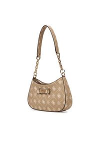 Guess Torebka Carrie Logo HWGP98 98180 Beżowy. Kolor: beżowy. Materiał: skórzane #5