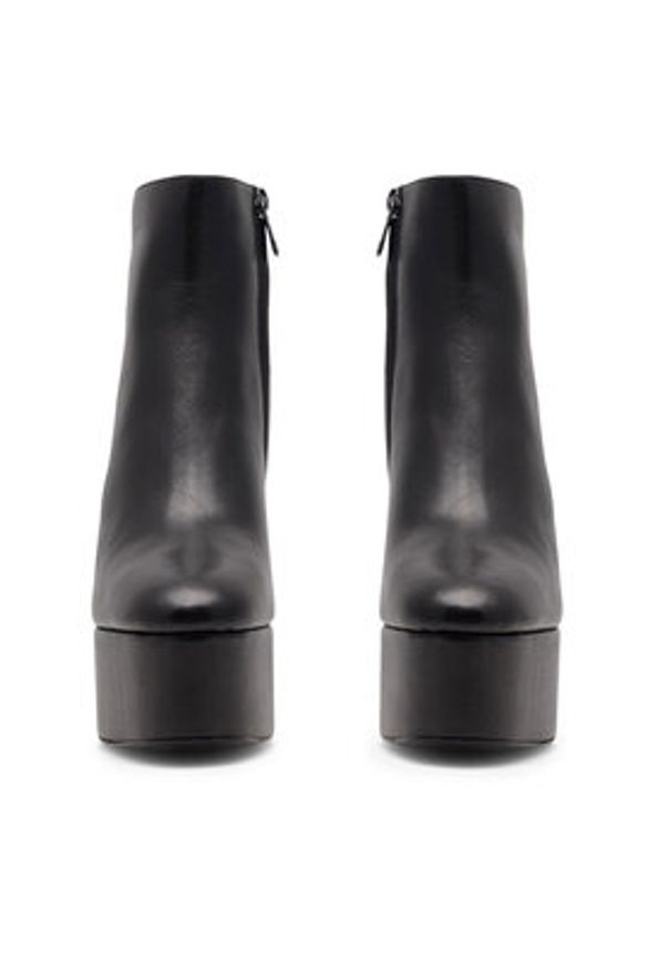 Badura Botki BRAGA-110376 Czarny. Kolor: czarny. Materiał: skóra