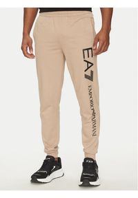 EA7 Emporio Armani Spodnie dresowe 7M000571 AF13512 M1013 Czarny Regular Fit. Kolor: czarny. Materiał: bawełna