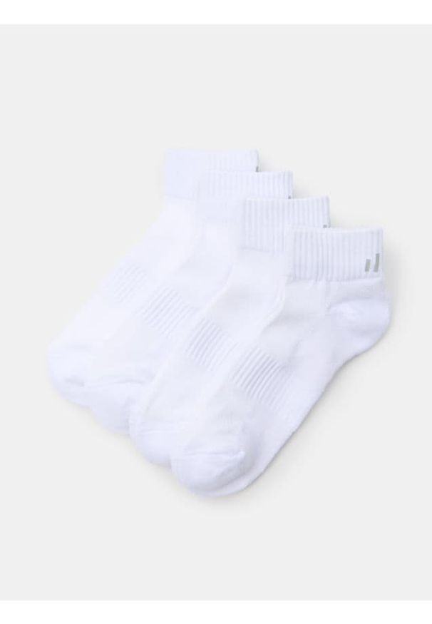 Sinsay - Skarpetki 4 pack - biały. Kolor: biały