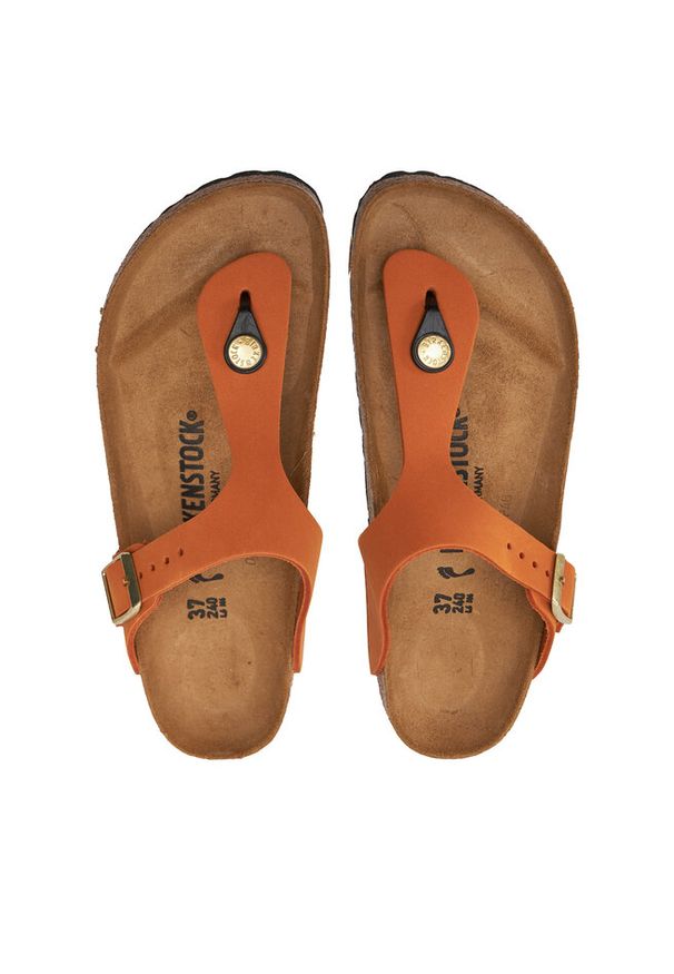 Japonki Birkenstock. Kolor: pomarańczowy