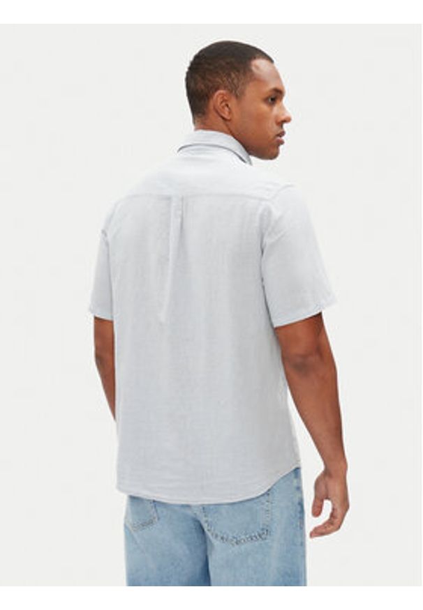 Pepe Jeans Koszula Amaro PM308847 Niebieski Regular Fit. Kolor: niebieski. Materiał: bawełna