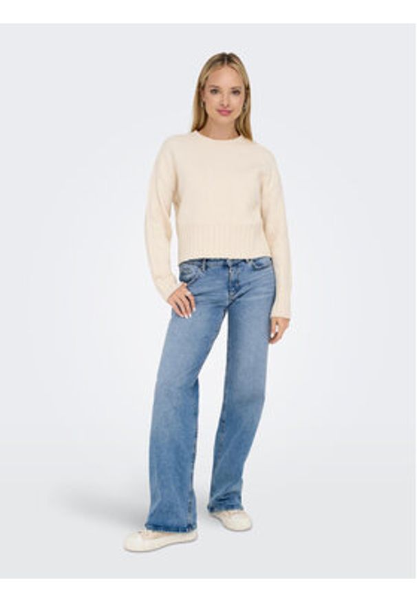only - ONLY Jeansy 15280466 Niebieski Wide Leg. Kolor: niebieski