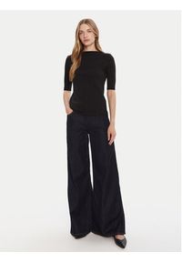 Calvin Klein Bluzka LV044C217G Czarny Slim Fit. Kolor: czarny. Materiał: bawełna #5