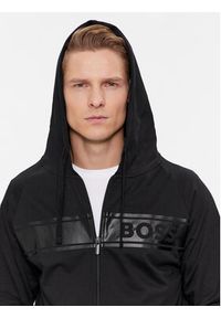 BOSS - Boss Bluza Authentic 50510630 Czarny Regular Fit. Kolor: czarny. Materiał: bawełna #4