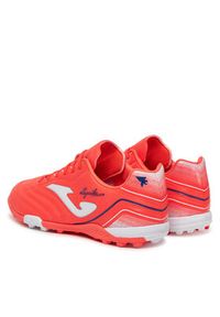 Joma Buty do piłki nożnej Aguila 2507 AGUS2507TF Koralowy. Kolor: pomarańczowy. Materiał: skóra