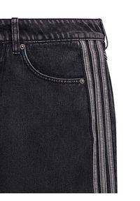 Adidas - adidas Szorty jeansowe Firebird Jorts KD2916 Czarny Oversize. Kolor: czarny. Materiał: bawełna #3