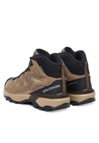 salomon - Salomon Trekkingi X Ultra 360 Leather Mid Gtx L49158300 Brązowy. Kolor: brązowy. Materiał: skóra, zamsz #2