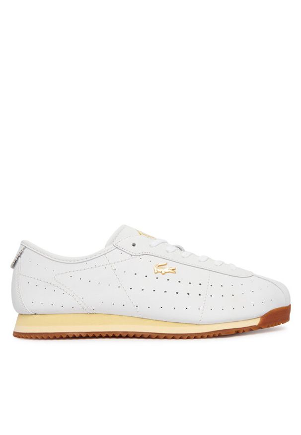 Lacoste Sneakersy Club-Low 51SMA0034 Biały. Kolor: biały. Materiał: skóra