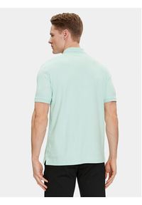 Calvin Klein Polo Smooth K10K111657 Zielony Slim Fit. Typ kołnierza: polo. Kolor: zielony. Materiał: bawełna #5