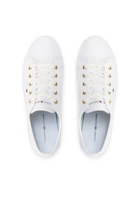 TOMMY HILFIGER - Tommy Hilfiger Tenisówki Essential Nautical Sneaker FW0FW06512 Biały. Kolor: biały. Materiał: materiał #8