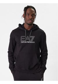 EA7 Emporio Armani Bluza 7M001313 AF13512 UC001 Czarny Regular Fit. Kolor: czarny. Materiał: bawełna #1