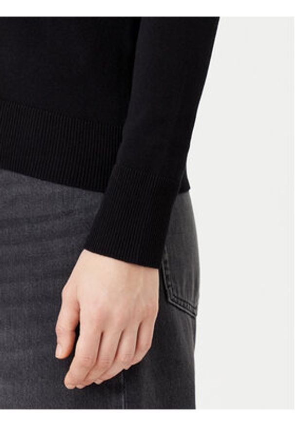 JJXX Kardigan Ophelia 12255369 Czarny Slim Fit. Kolor: czarny. Materiał: wiskoza
