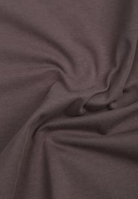 Renee - Szary Bawełniany T-shirt o Gładkim Wykończeniu i Prostym Fasonie Melamene. Okazja: na co dzień. Kolor: szary. Materiał: bawełna. Wzór: gładki. Styl: casual #4