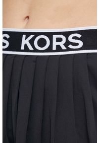 MICHAEL Michael Kors spódnica kąpielowa kolor czarny. Kolor: czarny. Materiał: dzianina #4