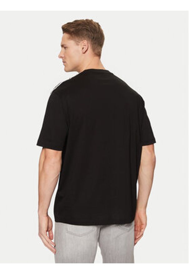 Armani Exchange T-Shirt 8NZTSG ZJ9AZ 1200 Czarny Regular Fit. Kolor: czarny. Materiał: bawełna