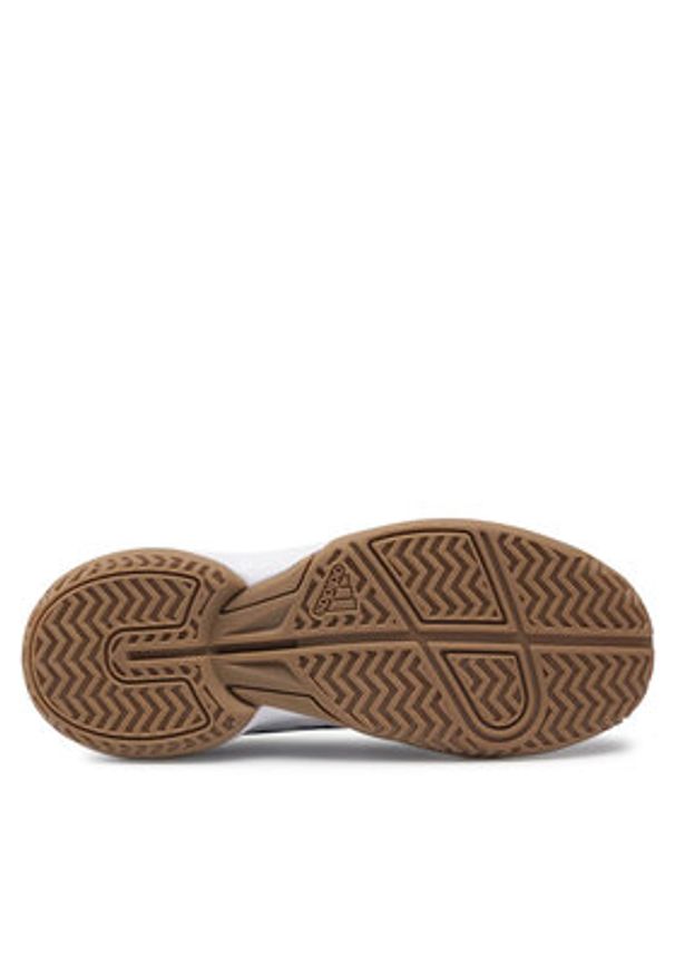 Adidas - adidas Buty halowe Ligra 7 Kids FZ4680 Biały. Kolor: biały. Materiał: materiał