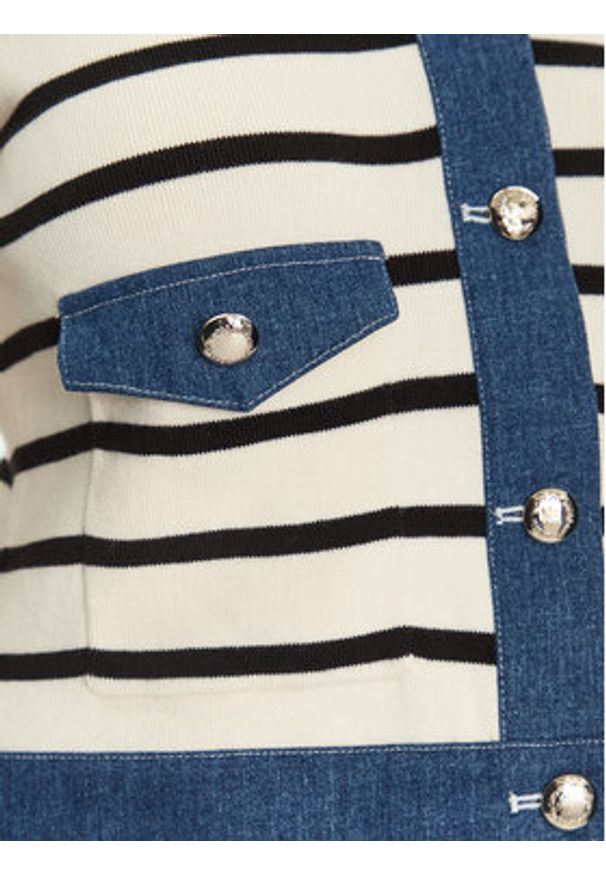 Morgan Kardigan 251-MNAKI Beżowy Regular Fit. Kolor: beżowy. Materiał: bawełna