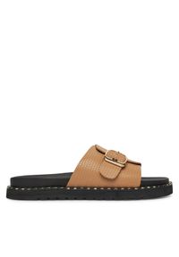 MEXX Klapki MX/019C-HY Beżowy. Kolor: beżowy. Materiał: skóra #1