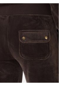 Juicy Couture Spodnie dresowe Layla JCSEBJ001G Brązowy Regular Fit. Kolor: brązowy. Materiał: syntetyk #4