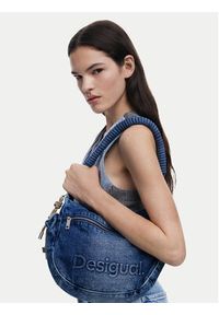 Desigual Torebka Half Logo Astana 25SAXD28 Niebieski. Kolor: niebieski #5