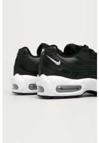 Nike Sportswear - Buty Air Max 95. Zapięcie: sznurówki. Kolor: czarny. Materiał: syntetyk, skóra, materiał, guma. Obcas: na obcasie. Model: Nike Air Max. Wysokość obcasa: średni #2