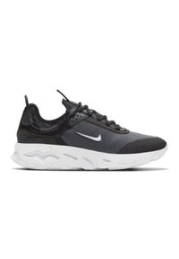 Buty Nike React Live M CV1772-003 czarne. Okazja: na co dzień. Kolor: czarny. Materiał: guma, syntetyk, materiał. Szerokość cholewki: normalna #1