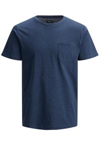 Jack & Jones - Jack&Jones PREMIUM T-Shirt Bludexter 12183543 Niebieski Regular Fit. Kolor: niebieski