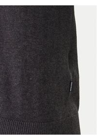 Jack & Jones Golf Emil Knit Roll 12157417 Szary Regular Fit. Typ kołnierza: golf. Kolor: szary. Materiał: bawełna #5