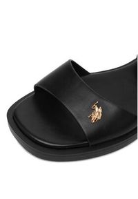 U.S. Polo Assn. Sandały EO-MARINA001W/6Y1 Czarny. Kolor: czarny. Materiał: skóra #8