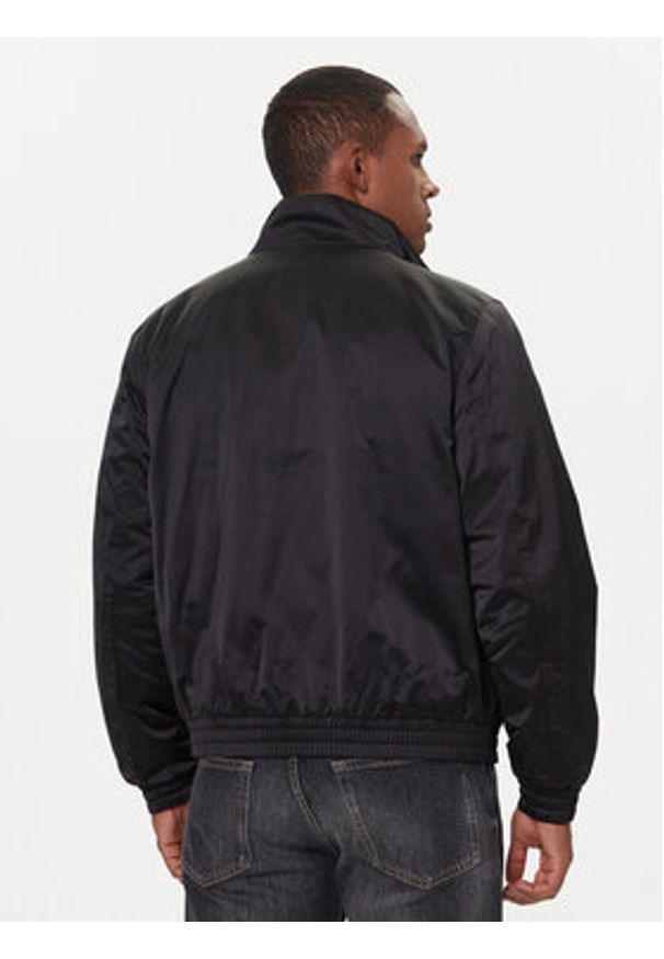 Calvin Klein Jeans Kurtka bomber Harrington LV04RC516G Czarny Regular Fit. Kolor: czarny. Materiał: syntetyk