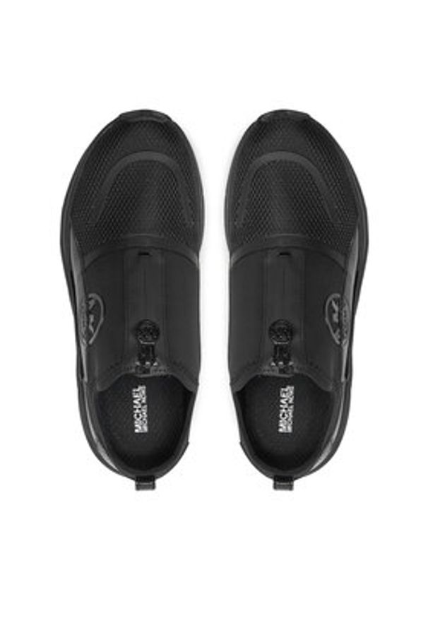 MICHAEL Michael Kors Sneakersy Sami Zip Trainer 43R5SAFSBD Czarny. Kolor: czarny. Materiał: skóra