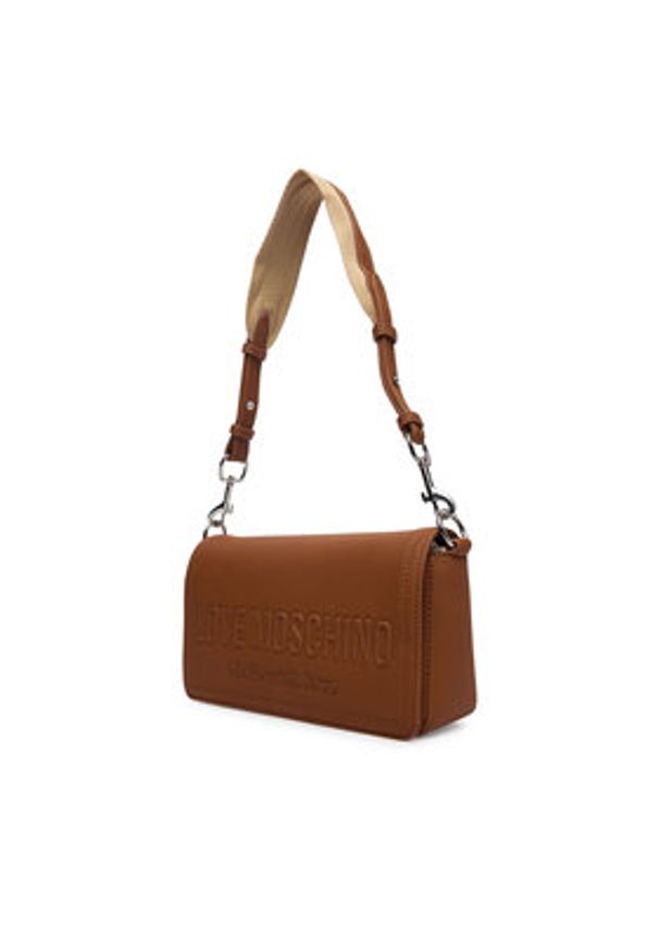 Love Moschino - LOVE MOSCHINO Torebka JC4046PP1OLE0200 Brązowy. Kolor: brązowy. Materiał: skórzane