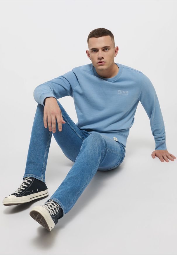Mustang - MUSTANG Style Orlando Slim MĘSKIE SPODNIE JEANSOWE DENIM BLUE 1013418 5000 583