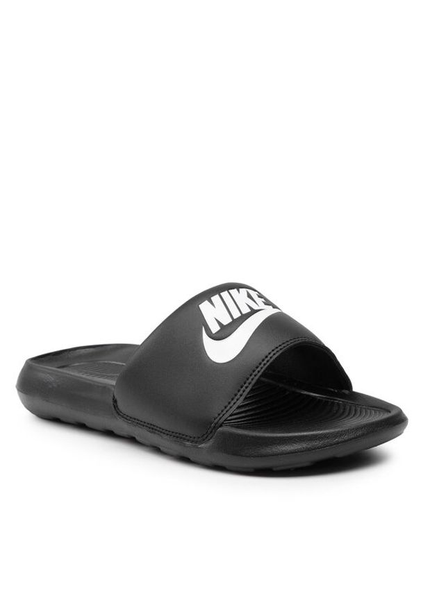 Nike Klapki Victori One Slide CN9677 005 Czarny. Kolor: czarny. Materiał: skóra