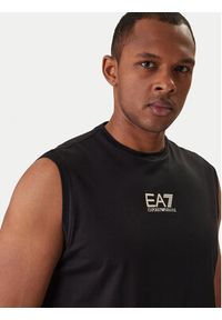 EA7 Emporio Armani Tank top 7M001405 AF22264 UC001 Czarny Regular Fit. Kolor: czarny. Materiał: bawełna #3
