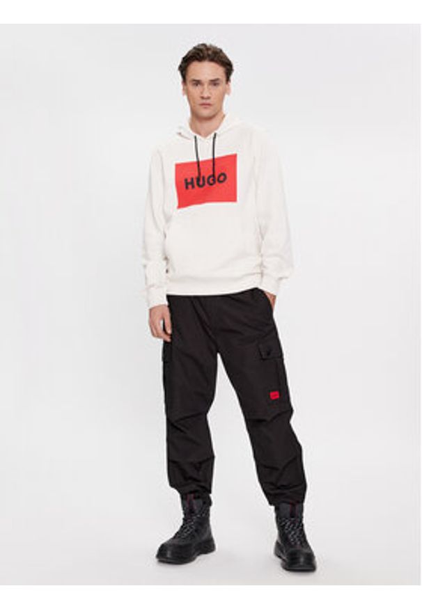 Hugo Spodnie materiałowe Garlo233 10250557 Czarny Regular Fit. Kolor: czarny. Materiał: bawełna