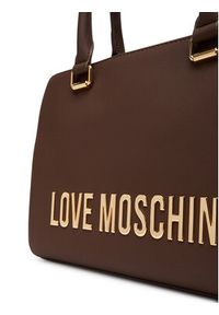 Love Moschino - LOVE MOSCHINO Torebka JC4022PP1NKD0301 Brązowy. Kolor: brązowy. Materiał: skórzane #5