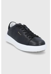 GANT - Gant buty skórzane Palbro kolor czarny. Nosek buta: okrągły. Zapięcie: sznurówki. Kolor: czarny. Materiał: skóra #4