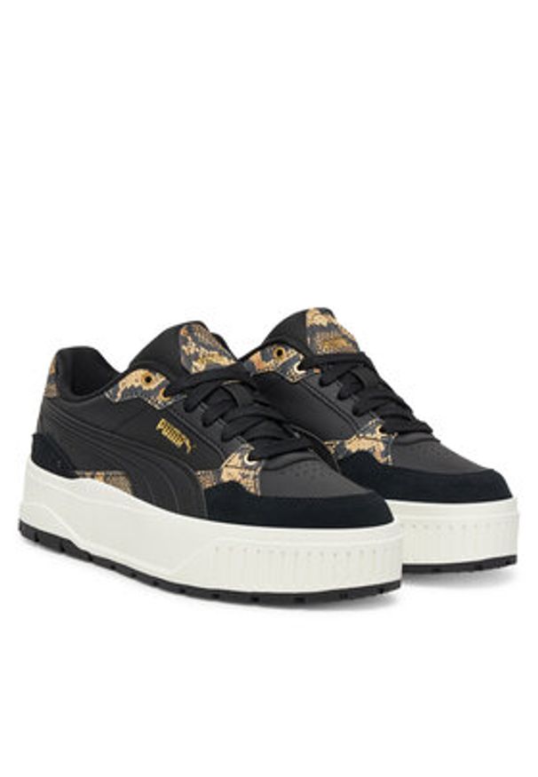 Puma Sneakersy Karmen II Idol Snake Chic 400395 02 Czarny. Kolor: czarny. Materiał: skóra