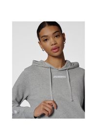 Bluza damska z kapturem Hummel Elemental. Typ kołnierza: kaptur. Kolor: szary. Sport: fitness #1