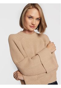Edited Sweter Brittany EDT4463003000002 Beżowy Regular Fit. Kolor: beżowy. Materiał: wiskoza #4