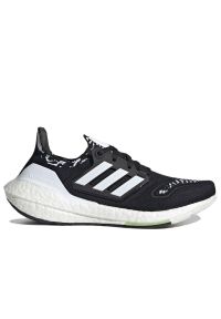 Adidas - Buty adidas Ultraboost 22 GX8019 - biało-czarne. Kolor: biały, czarny, wielokolorowy. Materiał: guma, poliester, materiał. Szerokość cholewki: normalna. Sport: fitness #1