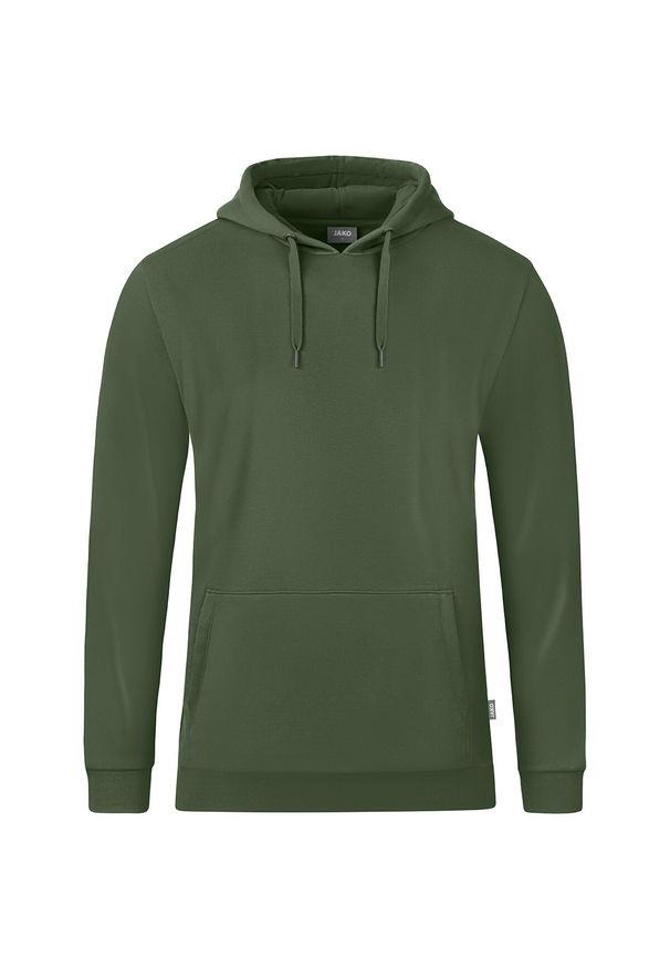 Bluza z kapturem Jako Organic. Okazja: do pracy. Typ kołnierza: kaptur. Kolor: zielony