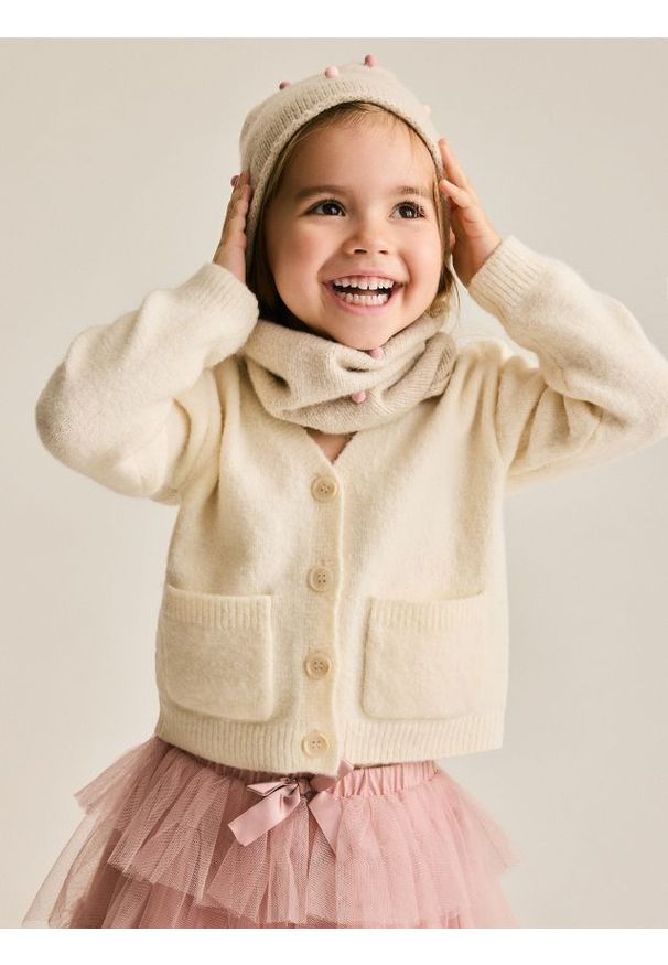 Reserved - Tiulowa spódnica z kokardką - brudny róż. Kolor: różowy. Materiał: tiul