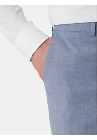BOSS Garnitur Huge 50557273 Błękitny Slim Fit. Kolor: niebieski. Materiał: wiskoza #10