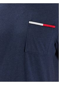 Tommy Jeans T-Shirt Essential DM0DM13063 Granatowy Regular Fit. Kolor: niebieski. Materiał: bawełna #3