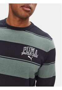 Puma Bluza Class Striped 684647 Zielony Regular Fit. Kolor: zielony. Materiał: bawełna