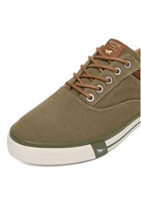Mustang Trampki 4072-315 Khaki. Kolor: brązowy. Materiał: materiał #3